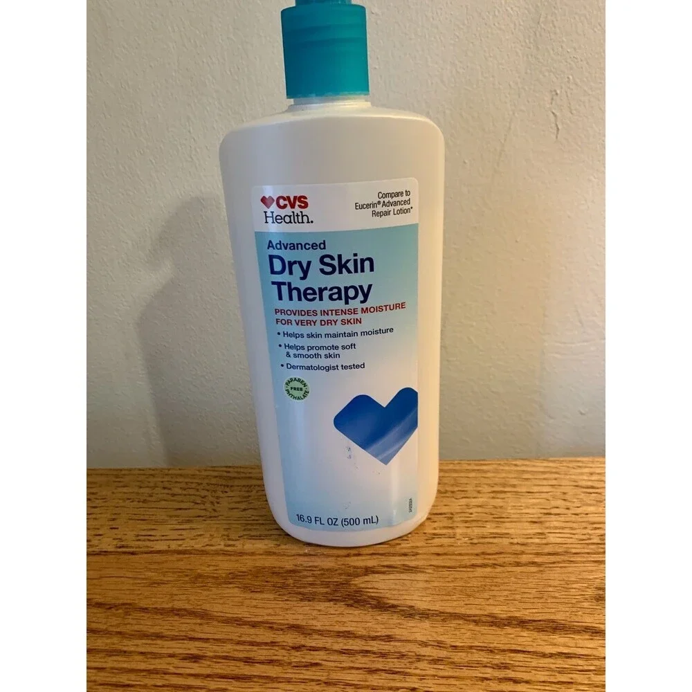 CVS Health Advanced Dry Skin Therapy Lotion 16.9 Eucerin Advan Repair NEW Frag